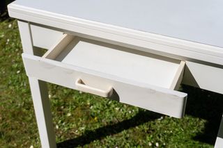 Mesa de cocina extensible de madera