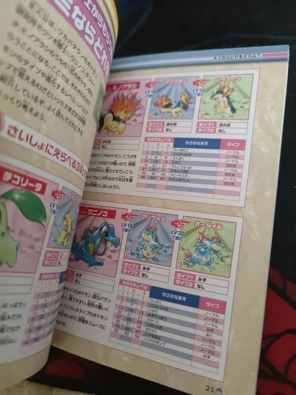 Guida Pokemon Oro e Argento Jap 1999 + ADESIVI