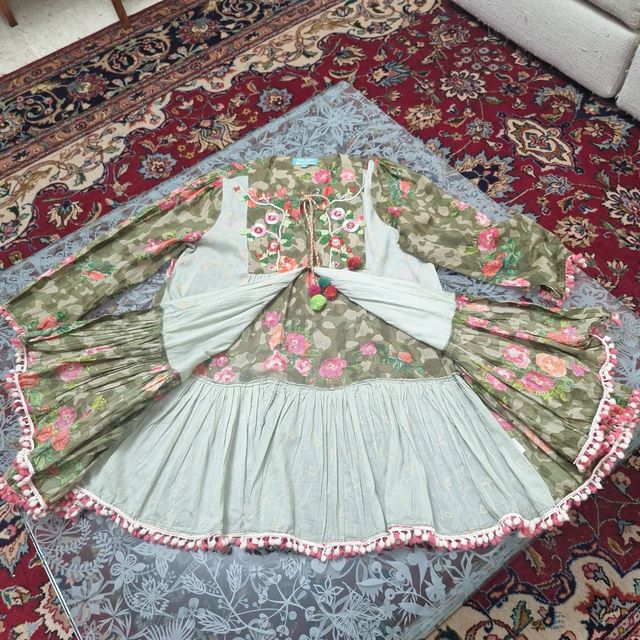 ANTICA SARTORIA caftano corto