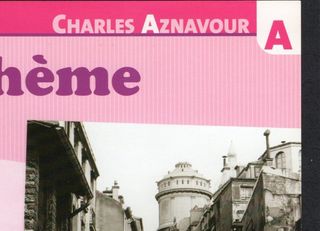 AUTOGRAPHE SIGNATURE ORIGINALE CHARLES AZNAVOUR 