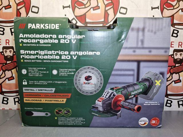 ®️AMOLADORA ANGULAR 20V  PARKSIDE NUEVA