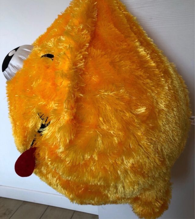 Palla smile peluche gialla