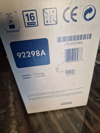 TONER HP LASER JET 98A NEGRO