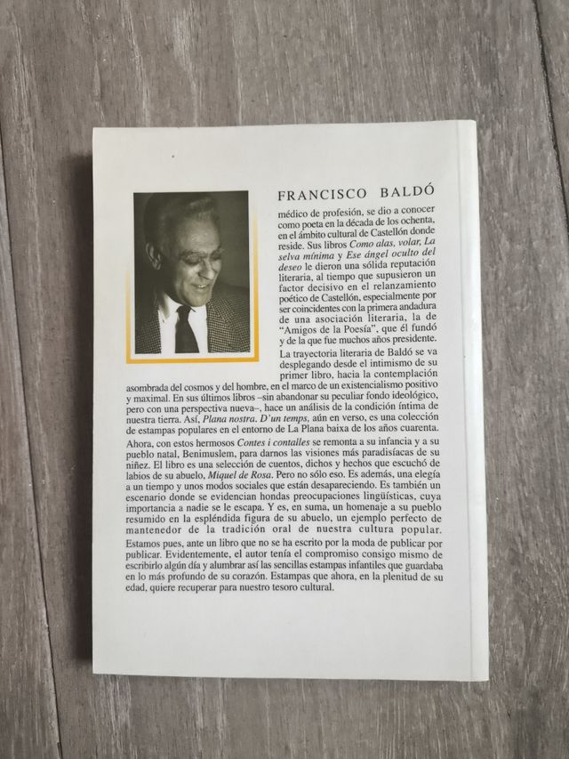 Libro contes i contalles de Miquel de Rosa