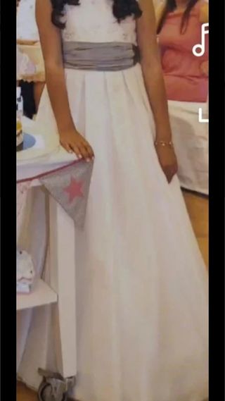 Vestido de comunión niña