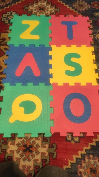 Alfombra Puzzle infantil alfabeto