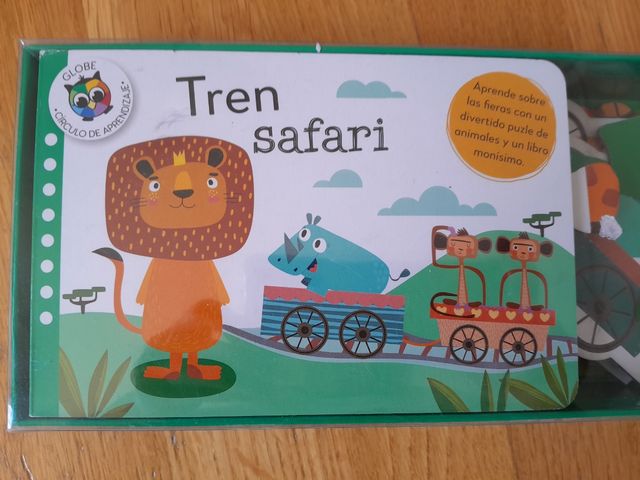 Puzle tren safari, esta Nuevo.