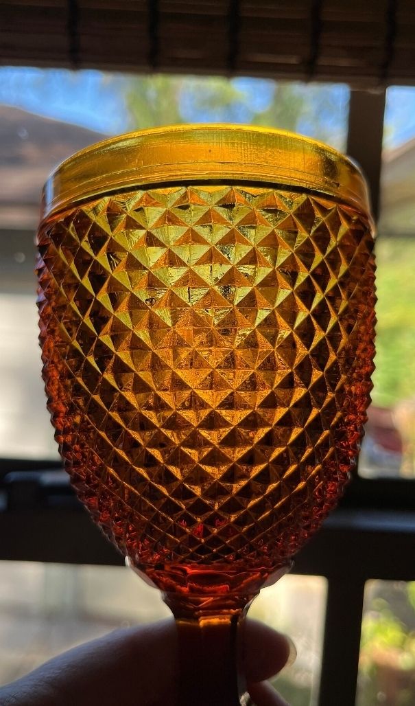 Cristaleria AMBER Diamond Sawtooth