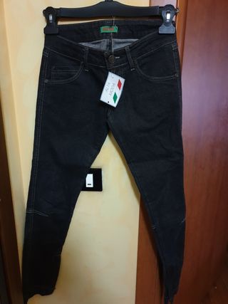 Pantaloni jeans donna denim nuovi Tg.40