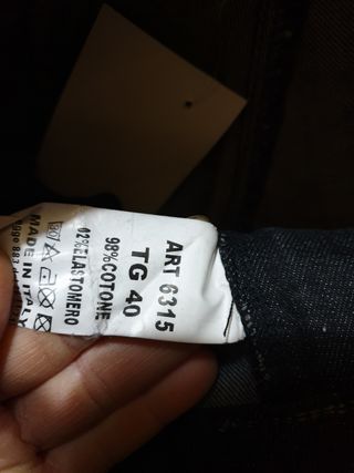 Pantaloni jeans donna denim nuovi Tg.40