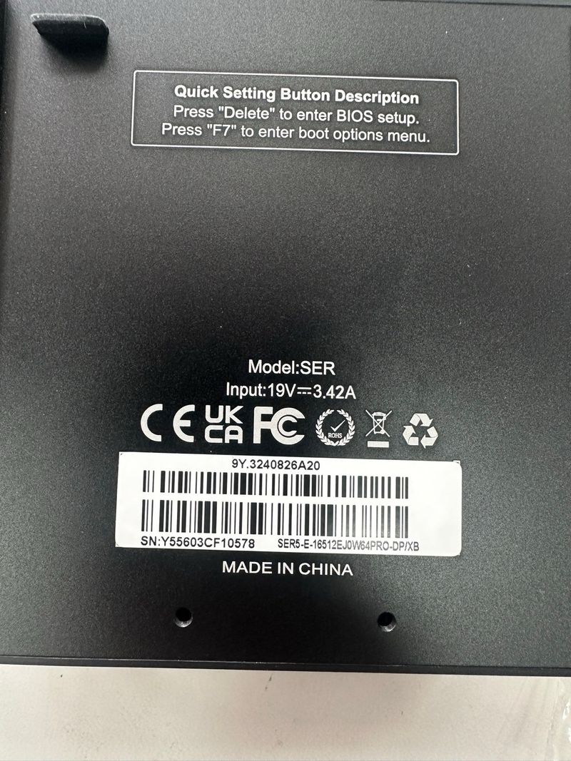 Beelink SER5 Mini PC, AMD Ryzen 5 5560U#F10578 afbeelding 4