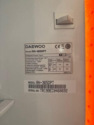 Nevera no frost  daewoo