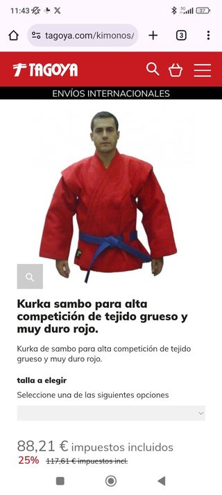 Kimono sambo,kurka