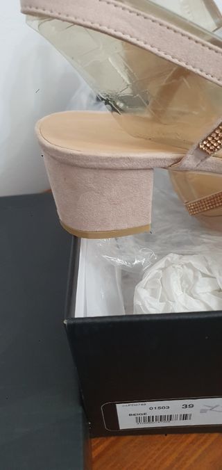 Sandali rosa amtico e lurex