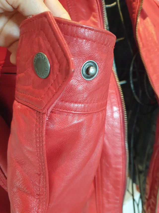 Chaqueta bomber gran calidad PIEL Napa.