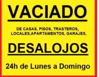 Vaciados y retirada de enseres