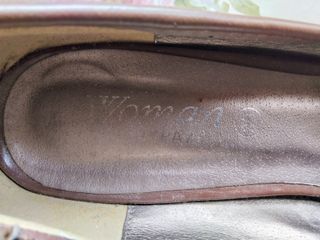 Zapato Manoletina Ante marrón Mari Paz. Talla 39. 