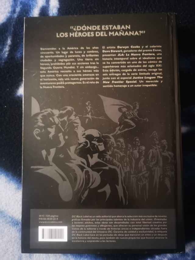 Comic JLa: La Nueva Frontera. DC Black Label