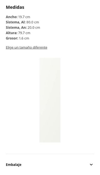 Estructura armario con puerta METOD IKEA