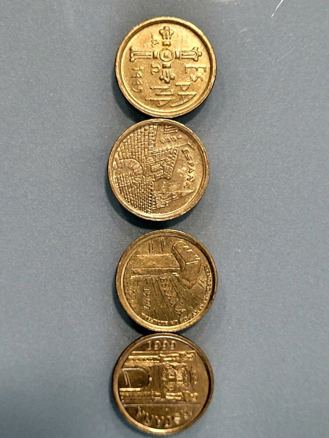 Monedas de 5 pesetas de provincias.