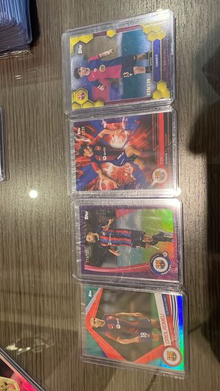 Lote cartas numeradas del barcelona