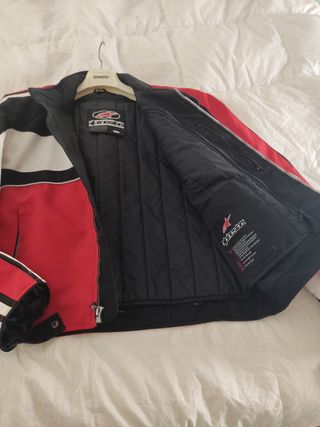 Chaqueta defundable de moto 