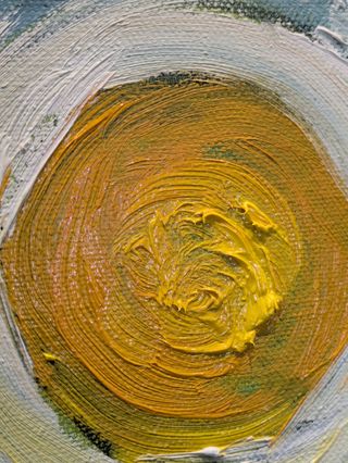 Cuadro estilo Van Gogh pintado a mano paisaje oleo