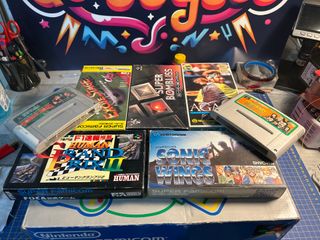Super famicom + 7 juegos