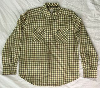 Camisa de cuadros amarillos Adidas Originals