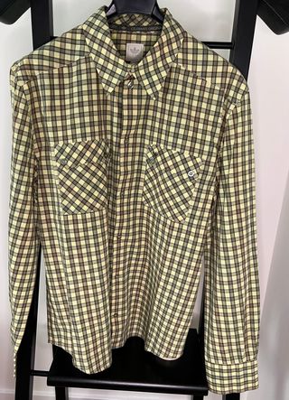 Camisa de cuadros amarillos Adidas Originals