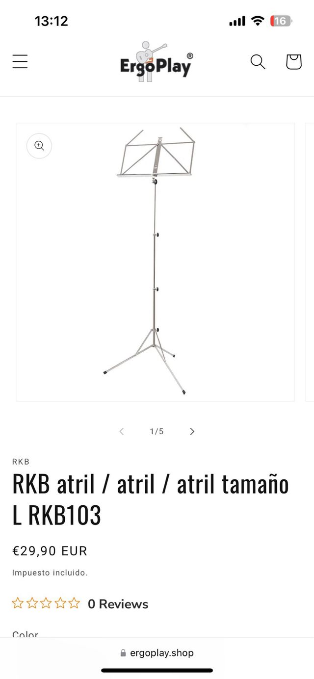 Atril RKB GERMANY en perfecto estado