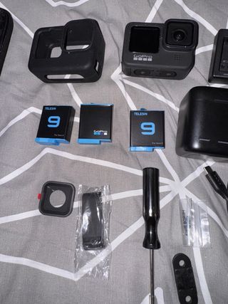 GoPro hero 9 Black e accessori vari con ricambi