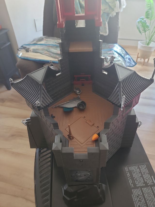 Castillo fortaleza dragón playmobil