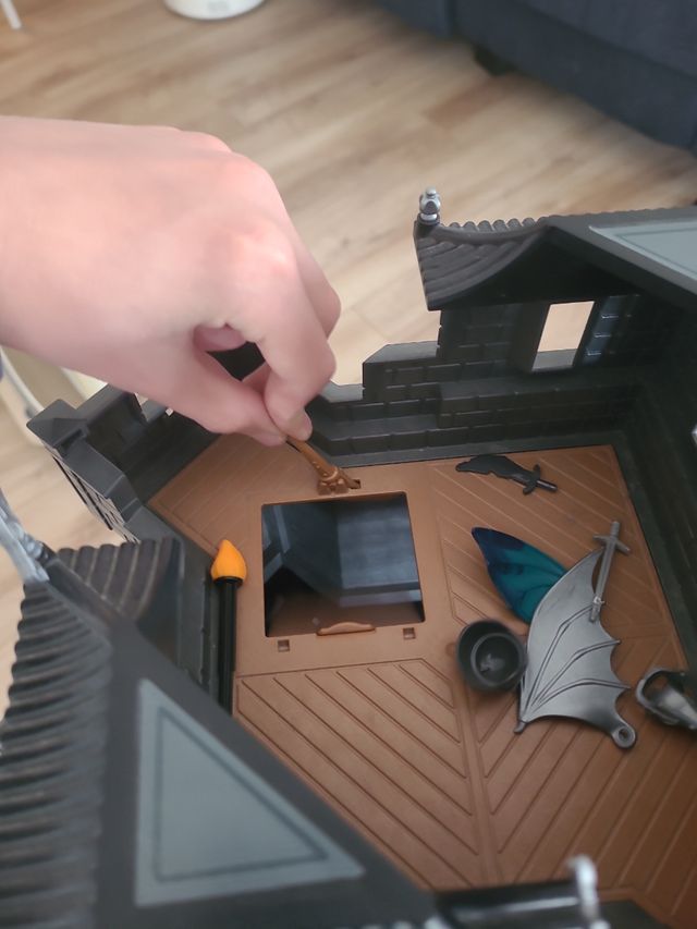 Castillo fortaleza dragón playmobil