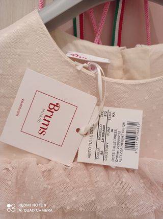 Abito cerimonia Brums 8 anni NUOVO