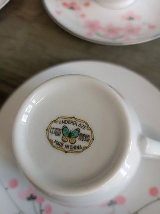 Juego café porcelana

