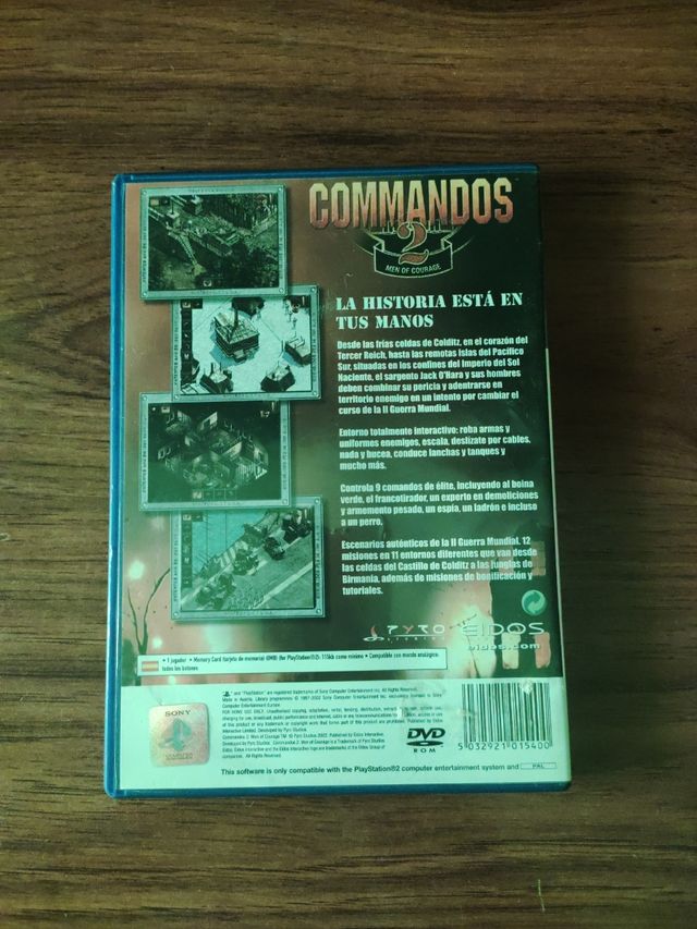 COMMANDOS 2 PLAYSTATION 2 PAL