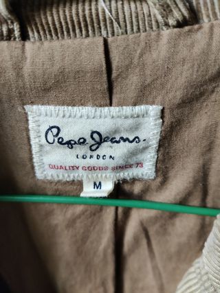 Americana pepe jeans pana marrón 