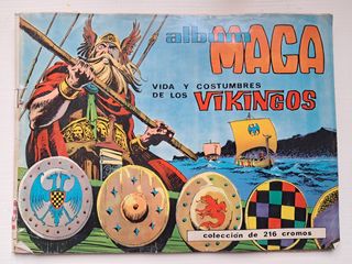 Álbum cromos VIDA VIKINGOS completo MAGA