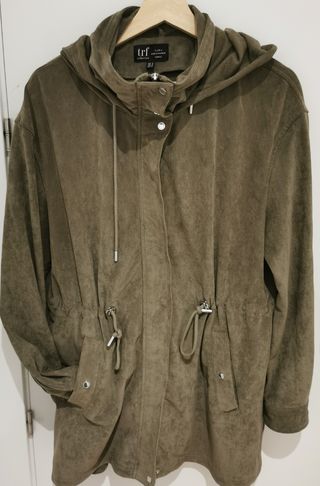 Parka de ante sintético