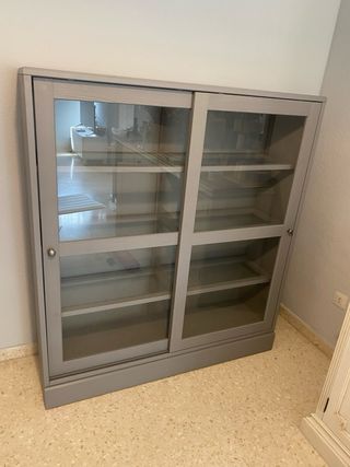 Vitrina havsta gris ikea