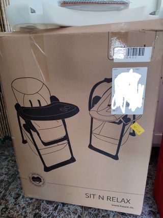 Trona-hamaca Hauck evolutiva.Recien nacido a 15 kg