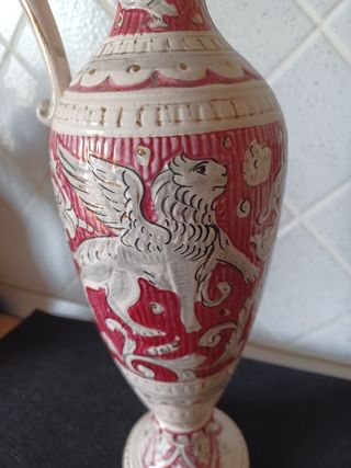 Anfora in maiolica Deruta