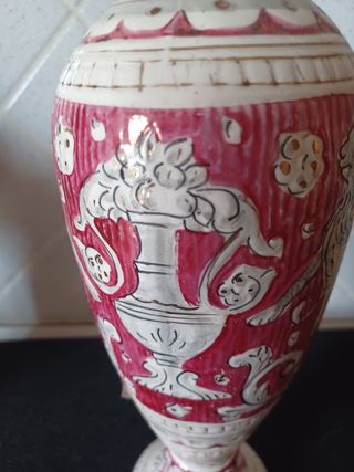 Anfora in maiolica Deruta