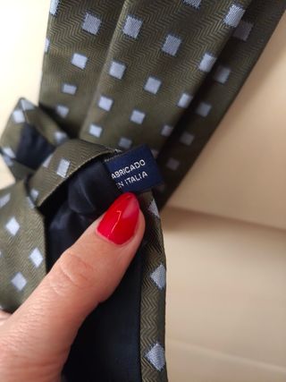 Corbata italiana de seda 
