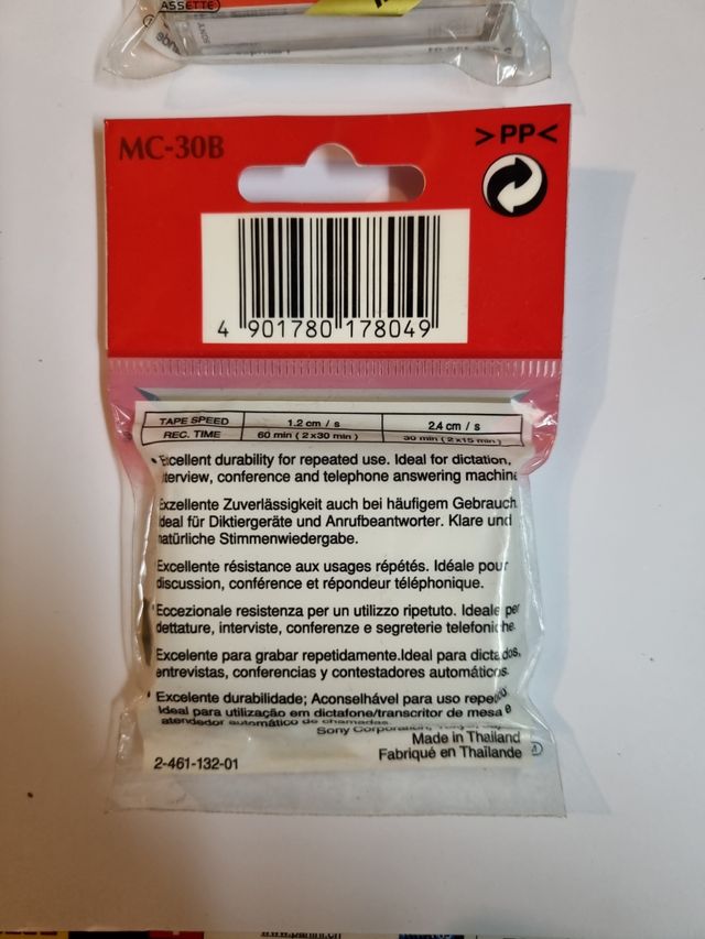 Sony microcassette MC-30 nuove