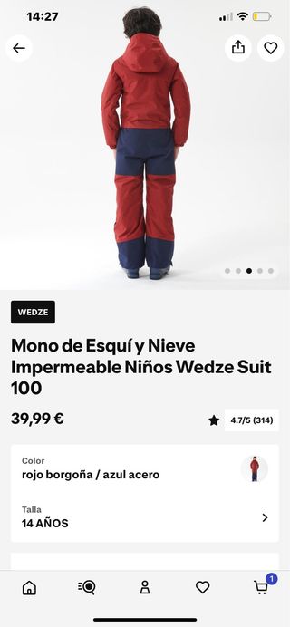 Mono esqui decathlon