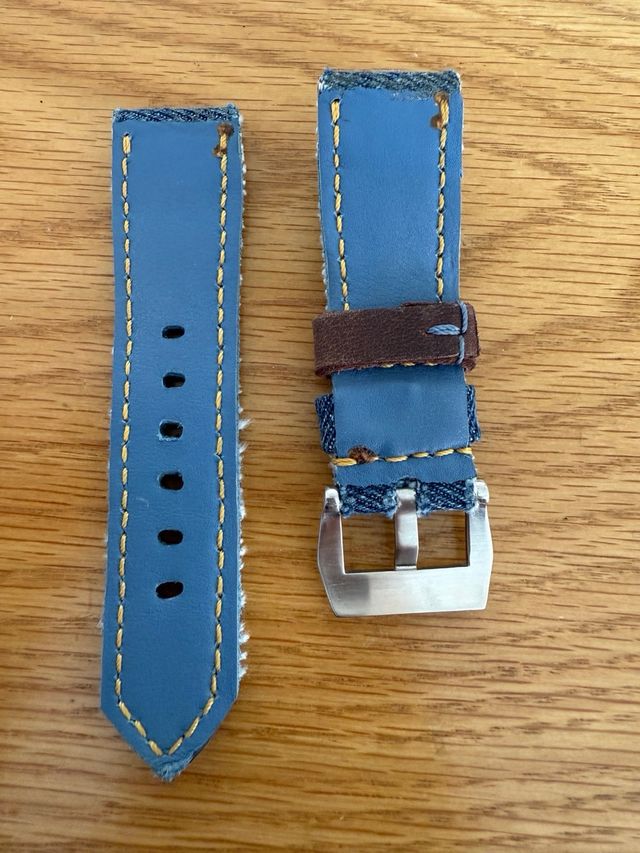 Correa artesana tipo jeans Panerai