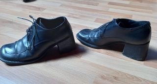 Mocassini in pelle made in Italy tacco 5