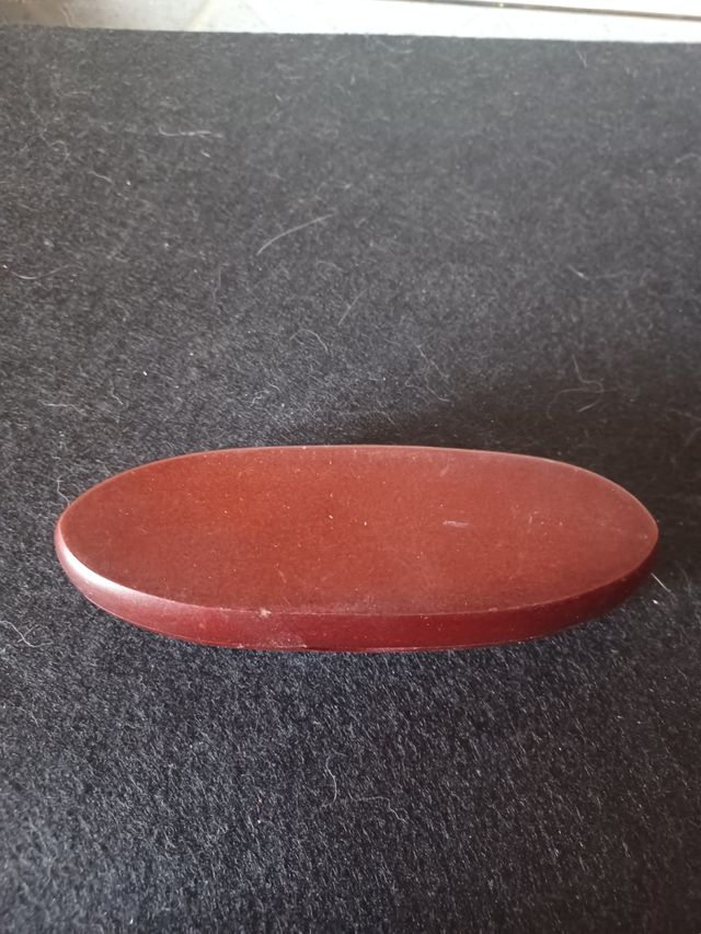 Porta lapis in legno e piastrina argento